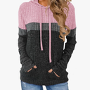 Sweaters for Women Fall Tops Long Sleeve Hoodie Ladies Sweatshirts Pullover Blouses Loose Casual Fashion Clothes, Size S