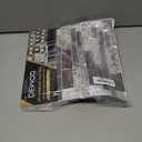 DEWOO Peel and Stick on Self Adhesive Backsplash Wall Marble Tiles Stickers 3D for Kitchen Bathroom,Brown (10-Sheet, 12"12")