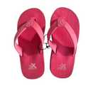 ZEROXPOSUR 2 PIECE PU FLIP FLOP CHARED PINK 12-13
