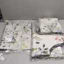 MUGINYU Green Leaves Bathroom Rug Set 3 Piece, Spring Floral Boho Quick Dry Bath Mat Set of 3,Eucalyptus Plant MinimalistThin Rubber Diatomaceous Earth Absorbent Non Slip Rugs