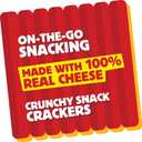 Cheez-It Grooves Crunchy Cheese Crackers, Snack Crackers, Lunch Snacks, Zesty Cheddar Ranch (6 Pouches) (EXP 11/19/26)