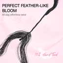 Miracle Knots Feather Crochet Hair (Jerry Curl) - 14" Hand-Tied Synthetic Extensions, 120 Strands Soft Cotton Core Glue-Free Knotless Hair Pieces (Natural Black)