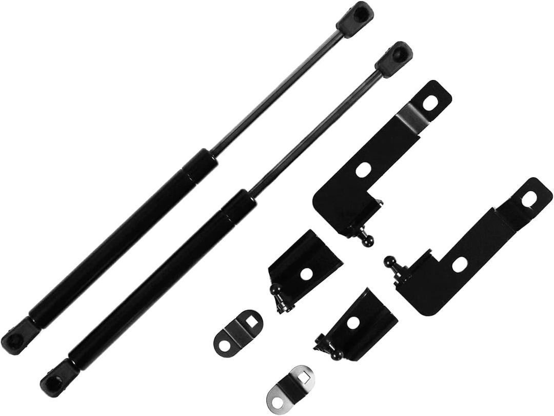 AUTOXBERT 2pcs Front Bonnet Hood Struts Lift Supports Gas Springs Replacement for Nissan Frontier Navara D40 Pathfinder Xterra 2004-2018