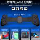 Phone Controller for iPhone, iPad, Android Phone, Tablet, PC, Switch 2, Mobile Game Controller with Hall Trigger, Turbo, Programming, Vibration, Wireless Handheld Gamepad Play Streaming, Cloud Gaming