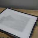 upsimples 16x20 Picture Frame, Display Pictures 11x14 with Mat or 16 x 20 Without, Wall Hanging Poster Frame, Black