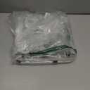 Stainless Steel Universal Sink Protector - 13.1" x 11.6" x 1" Grid With Rear Drain and Sink Strainers