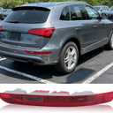 Rear Bumper Tail Light Lamp w/Bulbs & Harness Compatible with 2009-2017 Audi Q5 & 2014-2017 Audi Q5S Rear Bumper Reflector Lower Tail Light Replaces # 8R0945096 8R0945096B (Right Passenger Side)