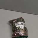 BLENCOT Women's Glitter Sequin Wide Leg Palazzo Pants High Waist Bell Bottoms Party Flared Trousers (Large, Brown)