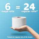 Nicky Elite Toilet Paper with Recyclable Paper Packaging, 36 Ultra Soft Mega Rolls = 144 regular rolls