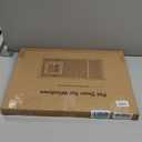 Ventilated Pet Door for Window 38"-44" Wide Adjustable, Silver Aluminum Frame + Stainless Steel Mesh | Breathable Bug-Proof | 4-Way Lock Magnetic Closure Cat Window Door,Cat Door for Window Insert (Sliver)