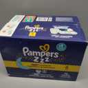 Pampers ZZZ Overnight Diapers, Size 6 (35+ lbs), 72 Count, Nighttime Protection Disposable Baby Diaper, Night Time Leak and Skin Protection
