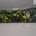 DOEWORKS Expandable Fence Privacy Screen for Balcony Patio Outdoor, 2PCS Faux Ivy Fencing Panel for Backdrop Garden Backyard Home Decorations (Yellow)