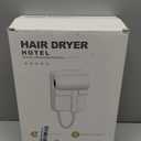 Salon Styling Hair Dryer with Wall HolderBlue Light Negative Ions Fast DryingHigh Power HairDryer for Home & TravelEquipped 360 Rotatable Blow Dryer Stand  110V Matte Texture - Roland Purple (Handheld Straight Cylinder)