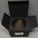 Palo Santo Holder Incense Burner, Sage Sticks Incense Holder, Handcrafted Clay Smudge Bowl with Chimney, Mini Cone Ceramic Fireplace for Cedar, Yoga, Anxiety Relief Meditation for Women (Dark Gray)