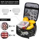 Deer Camouflage American Flag Hunting Lunch Box Bag,Animal Lunchbag Portable Lunch Bag,Reusable Insulated Freezer Lunch Bag for Men Women Picnic Camping and Work