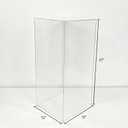 CiaoHER Crystal Clear Acrylic Pedestal Stand, 16''x16''x36''