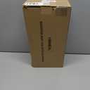 Toddler Booster Seat for Dining Table, Non-Slip Kitchen Chair Booster Seat with Backrest and Adjustable Straps, Portable PU Waterproof Travel Baby Booster Increasing Cushion (Dark Gray)