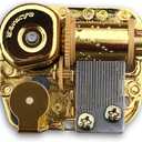 BinkeGG Clockwork Music Box Spare Part Golden Wind Up Sankyo Musical Mechanism Tune: Once Upon a December