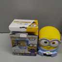 Minions Bob SquishyGlo Silicone Night Light, Officially Licensed Soft Touch Rechargeable Lamp with Auto-Off Timer for Bedrooms & Home, Kids & Adults| Paladone