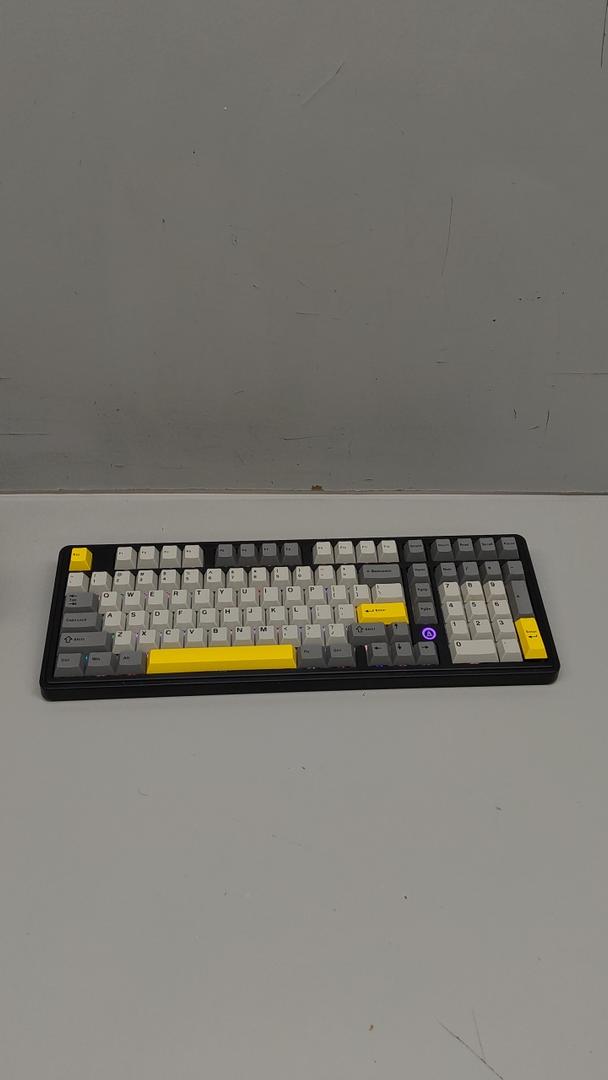 Ajazz AK980 V2 Wireless Mechanical Gaming Keyboard,Tri-Mode BT5.0/2.4GHz/USB-C 10000mAh Battery Hot Swappable RGB Backlit Computer Gaming Keyboards for PC/Tablet/PS/Xbox