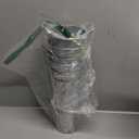 6 PCS 9 Inch Tall Galvanized Flower Pail with Handles, Metal Vase for Cut Flowers, Country Wedding, Table Centerpiece Decorations,Vintage Style Flower Containers, by GENHAKON.