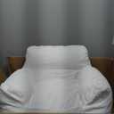 Bean Bag Chair for Kid, Shered Foam Filled Bean Bag Sofa, Toddler Chair with Corduroy Fabric, Kids Chair for 3 Years Kid Playing (White)