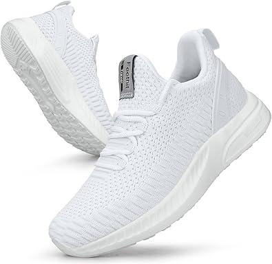 Feethit Women Tennis Running Shoes Walking Shoes Lightweight Casual Sneakers for Travel Gym Work Woman Waitress Nurse 42