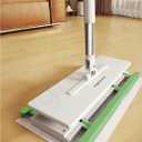 Digithome One Click Mop Palette XL 12.6-inch, Lazy Mop, Hands-Free Disposable Wet Wipes & Mopping Cloth Holder, Automatic Sweeper Floor Cleaning, Flat Dust for Hardwood, Tile, Laminate