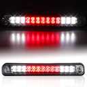Fit for Silverado (94-98), for Blazer (92-93), for Chevy/GMC C/K 1500 2500 3500 (1988-2000) High Mount LED 3rd Brake Light (Chrome Housing Clear Lens)