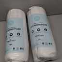 Martha Stewart Hotel Collection Bed Pillows 100% Cotton 500 Thread Count Damask Stripe Embroidered King Size Set of 2