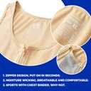 Wonababi Chest Binder Corsets, Sports Trans Binder with Zipper Binder FTM Breast (M)