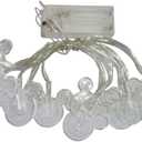 1.65m 10LEDs Decorative Cartoon Animal Mouse Night Mood Light Romantic Lamp for Home Indoor Bedroom Party Festival Decor (Red)