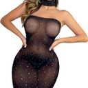 5 x Famstar Sexy Lingerie for Women Naughty Fishnet Lingerie Set Bodysuit Outfits Teddy Babydoll Erotic Mesh Womens Outfits