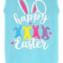 Dog Easter Outfit Shirt Soft Cotton Stretchy Lightweight Easter Dog Clothes Shirts Sleeveless Vest for Large Dogs Cats (L (Back: 14",Chest: 18"))