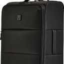 ANTLER Soft Stripe Medium Checked Luggage, Black, 27.2x17.1x11-13", 74-88L
