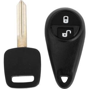 X AUTOHAUX 433MHz NHVWB1U711 Keyless Entry Remote Ignition Transponder Key Fob for Subaru Forester 2005-2008 for Subaru Impreza 2005-2007 62 Chip 2 Buttons