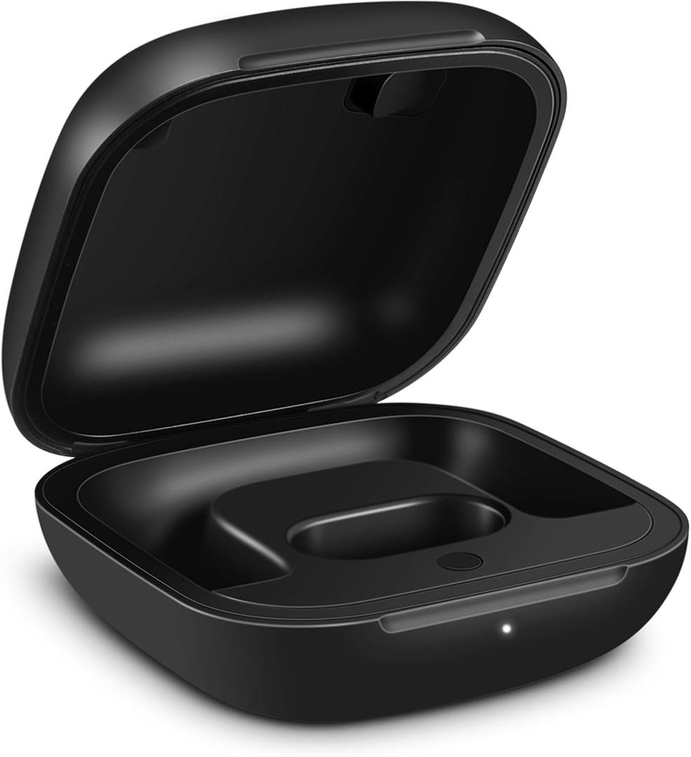 Charging Case Replacement for Powerbeats Pro: Beats Earbuds Charger Case with Bluetooth Pairing Sync Button, 700mAh Battery, Earbuds Not Included, Black