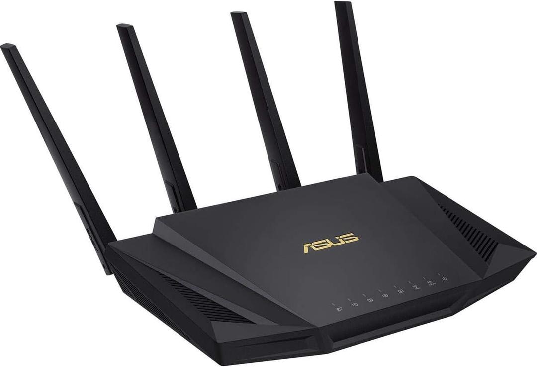 ASUS RT-AX58U Dual Band WIFI Router (RT-AX3000) Black
