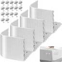 Pack of 3, VICAMB Upgraded 4 Pack Bed Sheet Holders for Corners,Anti-Slip Fitted Sheet Fasteners with Lock Clips,Bedsheets Grippers Keep Bedsheet Firm & Tight