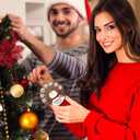 Personalized Merry Christmas Ornaments Custom 1-15 Name Wood Stockings Xmas Hanging Decor Family Name Christmas Keepsake Gift for Family Parents Kids