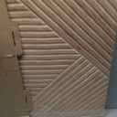 Soon Global Acoustical Wall Panels, 6-Piece 23.62 X 23.62 Inches Art Acoustic Panels, Decorative Acoustic Panels, Acoustic Wall Panels, Sound Absorbing Wall Art, Timber Spiral, 72 X 48 Inches