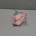 Adjustable Pink Purse Strap with Brown Leather End - 1.5" Wide Handbags, Camera, Guitar, Phone & Crossbody Bag Replacement Shoulder Straps(Silver Hardware)