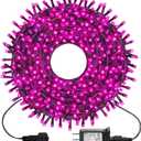 kemooie 300 LED Pink Valentine's Day Lights, 99 FT Connectable 8 Twinkle Modes String Lights with Memory Function, Waterproof Fairy Light for Outdoor Indoor Wedding Party Valentine's Day Decoration