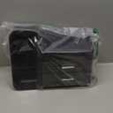 HBlife Makeup Organizer with Brush Holder for Vanity, Large Plastic Bathroom Countertop Organizer Cologne Organizer for Men, Easy to Store Lipsticks, Nail Polishes, Perfumes, Eyeshadow Palettes, Black