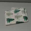 Artoid Mode Xmas Trees Snowflake Christmas Table Runner, Seasonal Winter Green Kitchen Dining Table Decoration for Home Party Decor 13x108 Inch