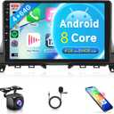 8 Core 4G+64G Android 13 Car Radio Stereo Wireless Carplay Android auto for Mercedes Benz C-Class C180 C200 C230 C250 C300 C350 W204 S204 2006-2011, Rimoody 9 inch Touchscreen GPS WiFi BT DSP Camera