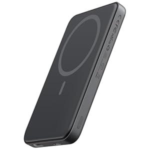 Power Bank (10, 000mAh) for Magsafe Portable Charger, Magnetic Battery Pack with USB-C 20W Fast Charging, Slim Wireless Charger for iPhone Air/ 17/ 16/ 15/ 14/ 13 Series, for Travel Cruise Essentials