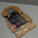 qiqee Brown Bakery Box with Window 4x4x2.5 inch 30Packs Macaron Boxes Small Donut Pastry Boxes for Party Mini Cookie Boxes