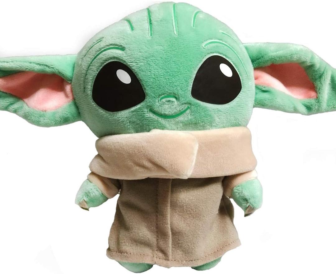 RONIAVL The Child Yoda Plush Toys Little Baby Yoda with Scarf Cotton Soft Onesie Stuffed Doll Toys Gift for Kids Children Birthday Movie Fan Collectionist 3 and Older (Scarf)