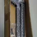 Fence Post Repair Kit，Heavy Duty Steel Fence Post Anchor Ground Spike ，Quick Fix Broken/Leaning Wood Posts with，and Fixed Fence Posts(One-Piece 33.7",2 pcs)